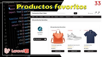 33 ⭐ MÓDULO FAVORITOS (Wishlist): Migración, Modelos y Relación Many-to-Many | Laravel 12 E-commerce