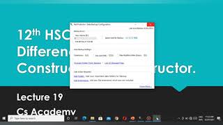 12th HSC | Difference between Constructor and distructor | lecture 19