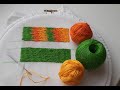 Вышивка гладью для начинающих. Первые шаги. Урок 2. Stitch embroidery for beginners. Lesson 2.