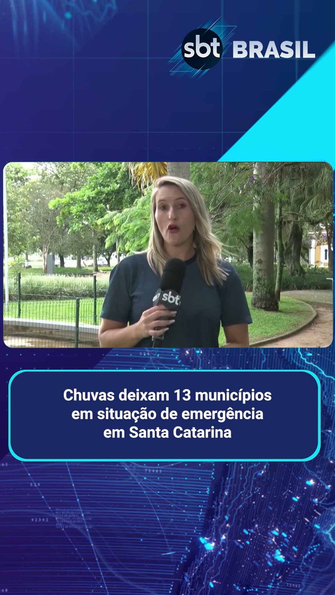 Regiões de SC estão em alerta para temporais e deslizamentos | SBT Brasil (17/01/25)