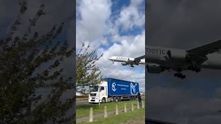 Heathrow landing🛬#trending #viral #shorts #heathrow #qatarairways #britishairways #aviation