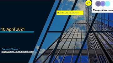 #bcopendiscussion - 2021-04-10 - How to use Txt2AL.exe