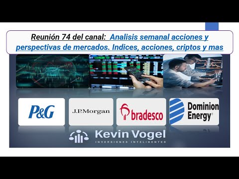 Reunión 74 del canal:Analisis semanal acciones y perspectivas de mercados.Indices,acciones y mas