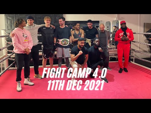 Moreno Boxing Fight Camp 4 0 11th Dec 2021