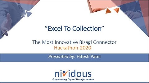 Bizagi Excel To Collection Connector