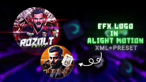Pfp Logo - Virat Kohli Edition in alight motion ( preset ) XML 🔗 Ae like Pfp Logo🔒