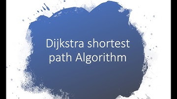 Dijkstra Algorithm (shortest path algorithm in 3 minutes)