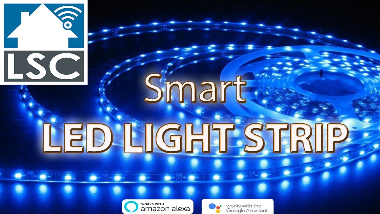 LSC Smart Connect Ledstrip (5 Meter) -Wit en Regenboogkleuren ledstrip -  Smartphone connect led strip - : : Luminaires et Éclairage