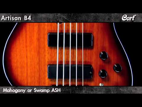 Cort Artisan B4 Bass Guitar with Bartolini Pickups
