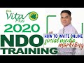 2020 SPECIAL NDO FIRST VITA PLUS HOW TO INVITE ONLINE MARKETING
