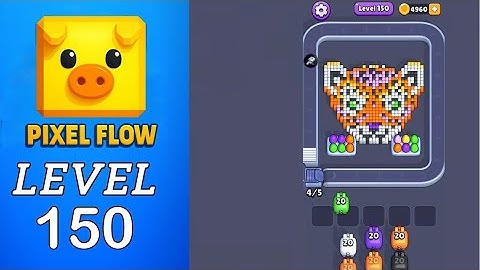Pixel Flow Level 150 Walkthrough