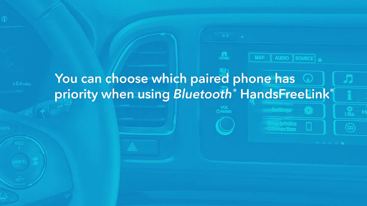 Honda HR-V: How to Prioritize Paired Phones: Display Audio Model