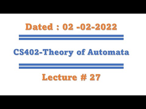 Cs402 short lecture