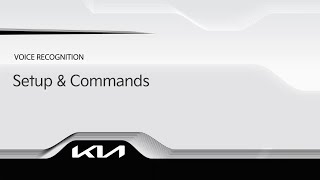 KIA ||Voice Recognition: Setup & Commands