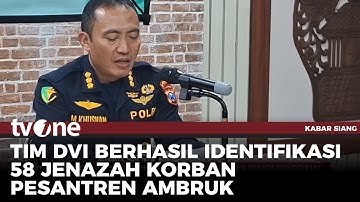 58 Jenazah Korban Ambruknya Ponpes Al Khoziny Sidoarjo Teridentifikasi | tvOne