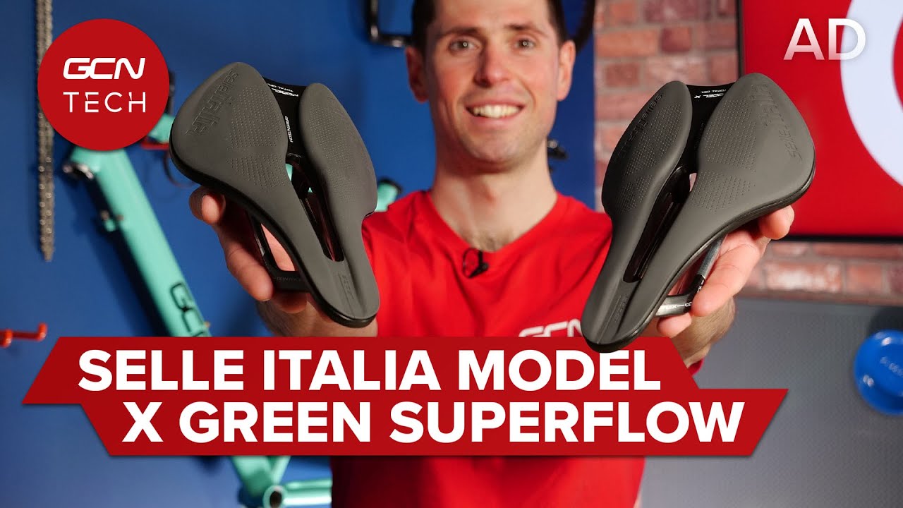 Haarzelf vos Boekhouder NEW Selle Italia Model X Green Superflow Saddle | GCN Tech Unboxing -  YouTube