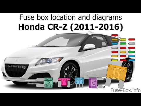 Fuse box location and diagrams: Honda CR-Z (2011-2016)