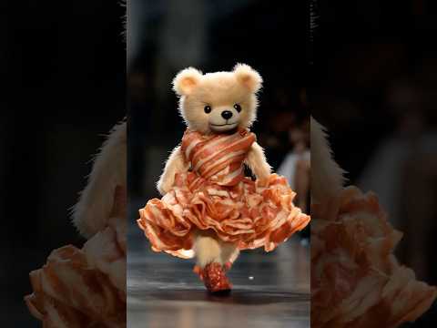 Teddies Fashion Show | Food | Part 3 #fashion #food #cute #teddy #bear #adorable