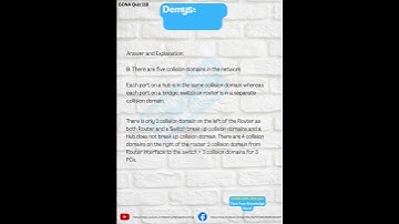 CCNA Quiz 118:How many collision domains #ccnacertification #ccnaroutingandswitching #ccna #cisco