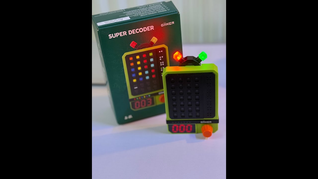 Unboxing the Giiker Super Decoder: Retro Handheld Fun & Puzzle Solving in a Quick Review!