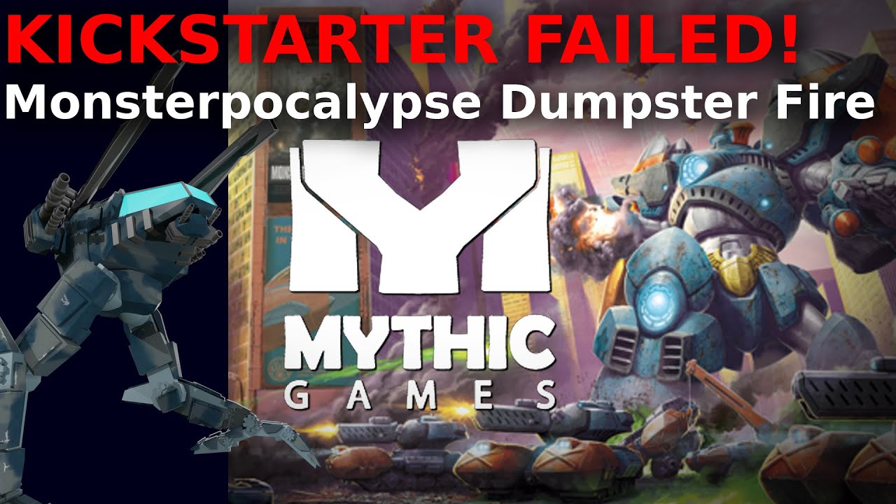 The Monsterpocalypse Kickstarter by Mythic Games has Failed