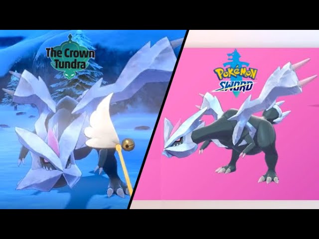 Pokemon Sword & Shield Shiny Kyurem, Zekrom, Reshiram Legendaries