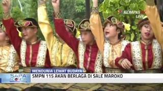 Ini Aksi Tari Saman SMP Negeri 115