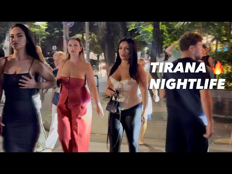 🇦🇱 TIRANA NIGHTLIFE 2025 – ALBANIAN GIRLS, LUXURY PARTIES & CRAZY AFTER MIDNIGHT SCENE 4K