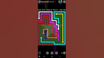 How To Solve Flow Free Jumbo Rectangle 2 Pack Level 80 13x16 Board Walk Through Solution Walkthrough