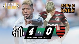 SANTOS HUMILHA| SANTOS 4×0 FLAMENGO