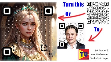 Merge photo into QR code: You just need to dig deep, goto next level incredible