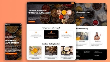 Create Responsive Food Website Using React JS And Tailwind CSS | React Website tutorial 2025