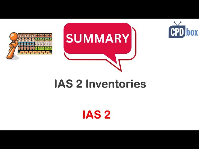 IAS 2 Inventories - summary