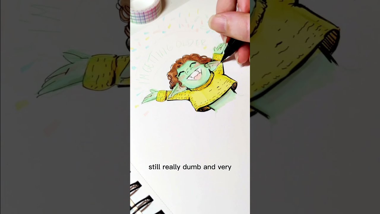 Another Successful Journey Around The Sun Achieved Art Drawing Illustration