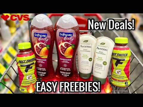 CVS Free & Cheap Coupon Haul | FREE Aveeno and Cheap Softsoap | New Deals to Grab Quick! 🔥🙌🏾