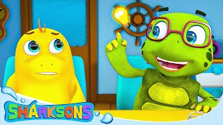 1, 2, What Shall We Do | The Sharksons - Songs for Kids | Nursery Rhymes &amp; Kids Songs