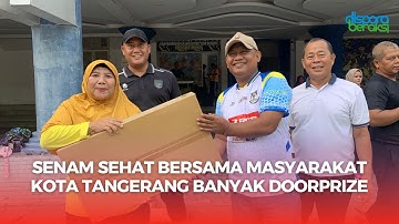 Senam Sehat Bersama Dispora Kota Tangerang Rutin Setiap Jumat Pagi Di Stadion Benteng Reborn