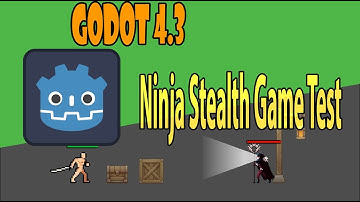 Godot 4.3 Stealth kill | Stealth system test | Game Development Showcase