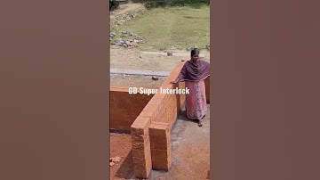 Mud Interlock farm house project in Harur, Salem. GD Super Interlock Bricks, Coimbatore.