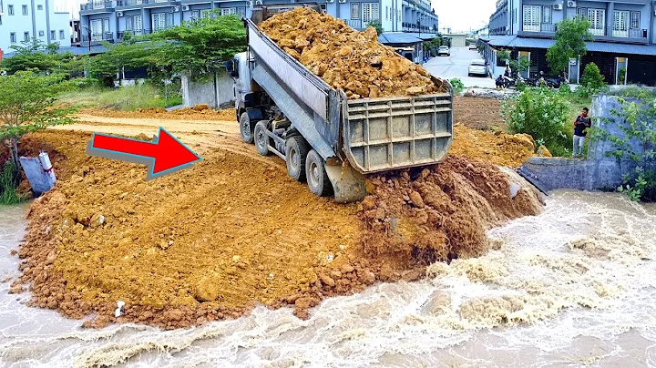 Nicely Landfill Project!! Transforming a Landfill with Dump Trucks & Dozers in Actions!