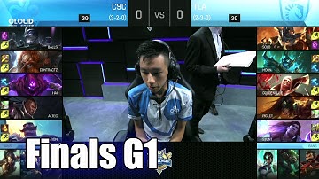 Cloud 9 Challenger vs Team Liquid Academy | Game 1 Grand Finals S6 NACS Summer 2016 | C9C vs TLA G1