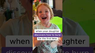 Infectious Laugh of Kid Discovering How to Burp