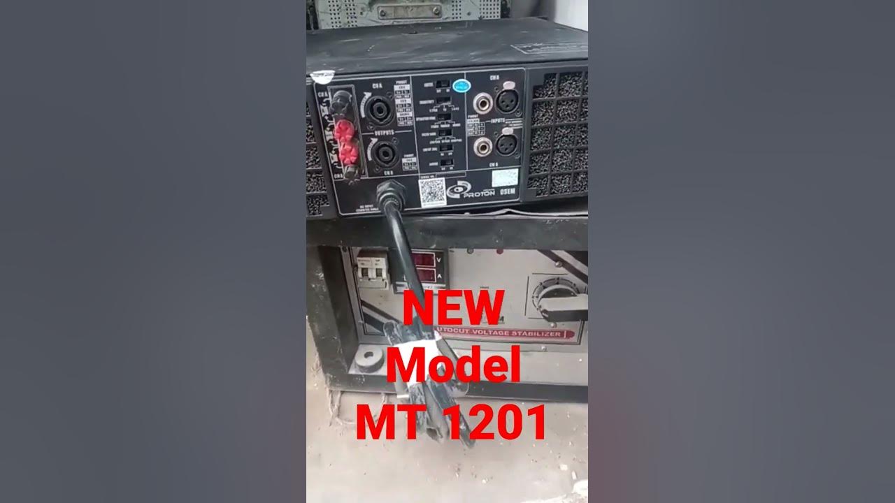 NX Audio MT1201 Sound Power Amplifier Testing - YouTube