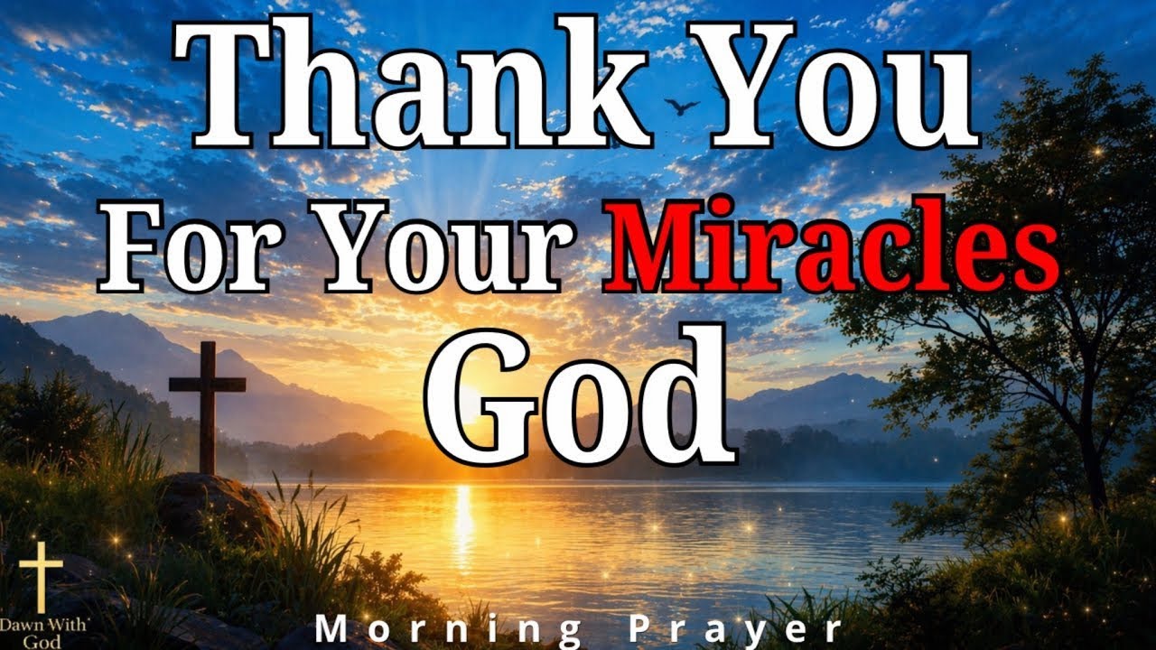 Father Thank You for Your Miracles Over My Life 🙏 Powerful Morning ...