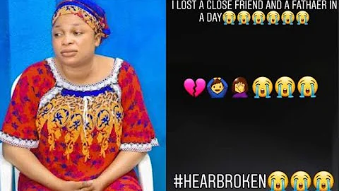 Heartbroken! Actress Kemi Afolabi In Tears As She Loses A Close Friend & A Father In One Day