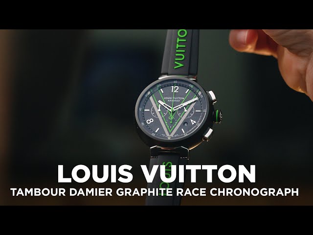 Louis Vuitton Icon Tambour Damier Graphite mens watch