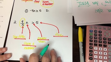 Algebra I 6-2 Solving Inequalities by multiplication and division