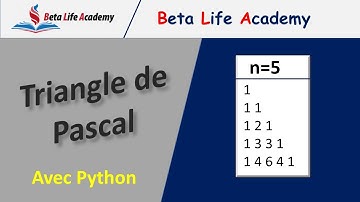 Triangle de Pascal [Python] | BAC Sc.Info