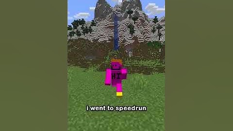 i found the hardest item to speedrun in minecraft.