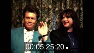 GLENN HUGHES (DEEP PURPLE) &amp; JOHN NORUM (EUROPE) - Interview Outtake, Sweden 1992 (VHS)